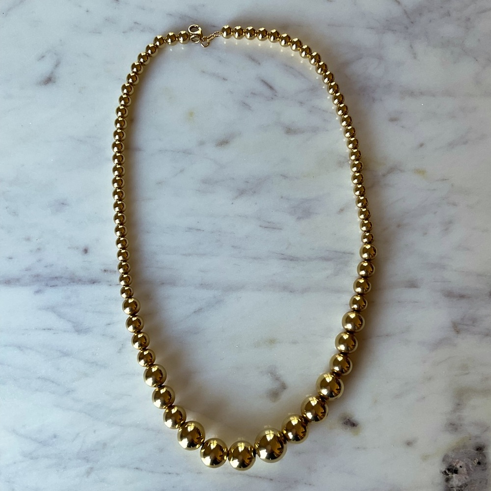 Ross-Simon’s 18kt gold over sterling silver 20” necklace